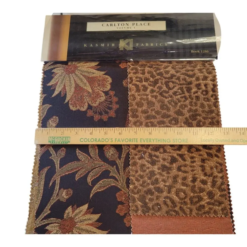 Fabric Sample Book Kasmir Fabric Prints Woven Solid Colors Quilting Multicolor